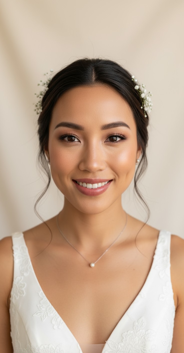 After Country Wedding Hair